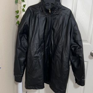 Genuine leather coat